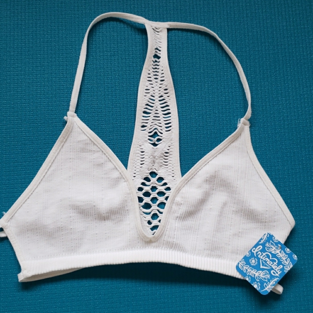 ✨Free People Macrame Bralette White XS/S